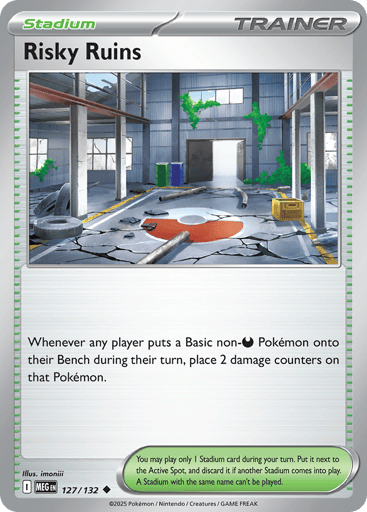 Risky Ruins – Uncommon Reverse Holo – 127/132 – Mega Evolution