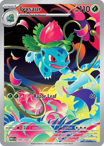 Ivysaur – Illustration Rare – 134/132 – Mega Evolution