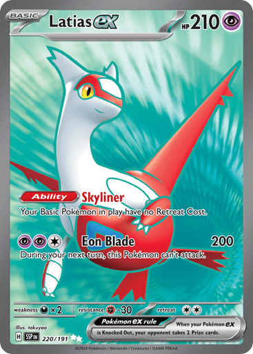Latias ex – Ultra Rare – 220/191 – Surging Sparks