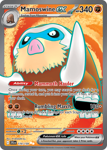Mamoswine ex – Ultra Rare – 174/159 – Journey Together