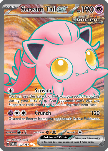 Scream Tail ex – Ultra Rare – 197/167 – Twilight Masquerade