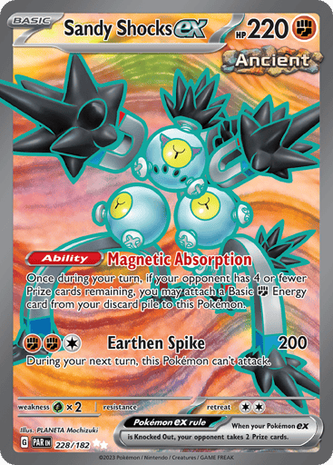 Sandy Shocks ex – Ultra Rare – 228/182 – Paradox Rift