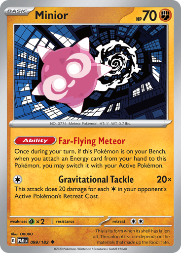 Minior – Uncommon Reverse Holo – 099/182 – Paradox Rift