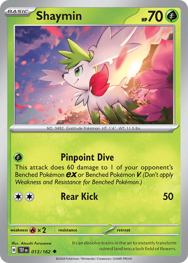 Shaymin – Uncommon – 013/162 – Temporal Forces
