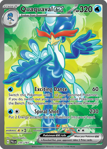Quaquaval ex – Ultra Rare – 235/193 – Paldea Evolved