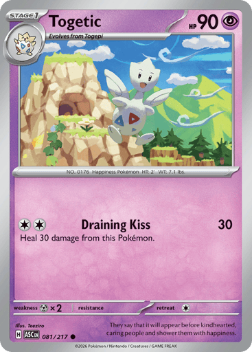 Togetic – Common Reverse Holo – 081/217 – Ascended Heroes