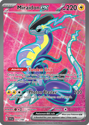 Miraidon ex – Ultra Rare – 227/198 – Scarlet & Violet