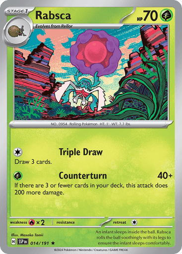 Rabsca – Rare Holo – 014/191 – Surging Sparks
