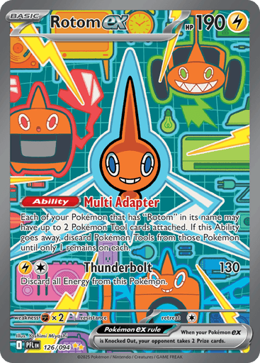 Rotom ex – Special Illustration Rare – 126/094 – Phantasmal Flames