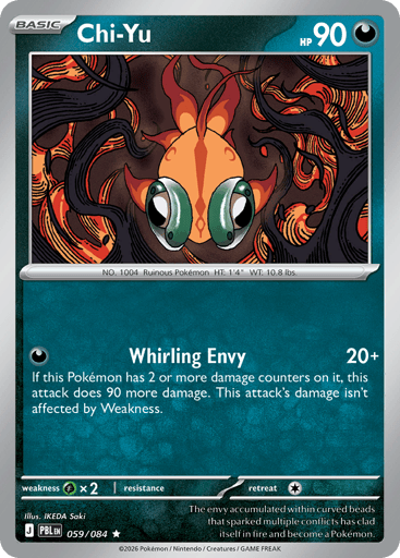 Chi-Yu – Rare Holo – 059/084 – Pitch Black