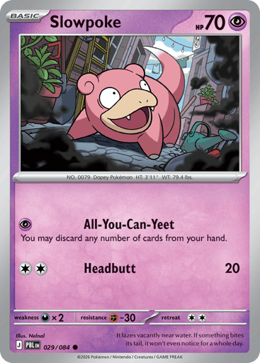 Slowpoke – Common – 029/084 – Pitch Black