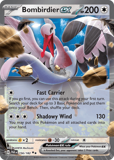 Bombirdier ex – Double Rare – 156/182 – Paradox Rift