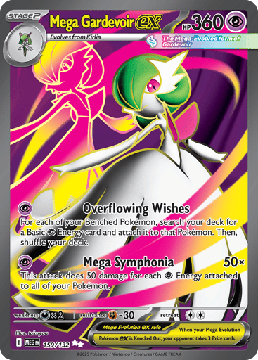 Mega Gardevoir ex – Ultra Rare – 159/132 – Mega Evolution
