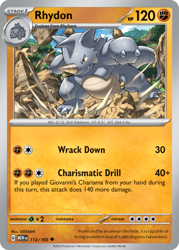 Rhydon – Uncommon – 112/165 – S&V 151