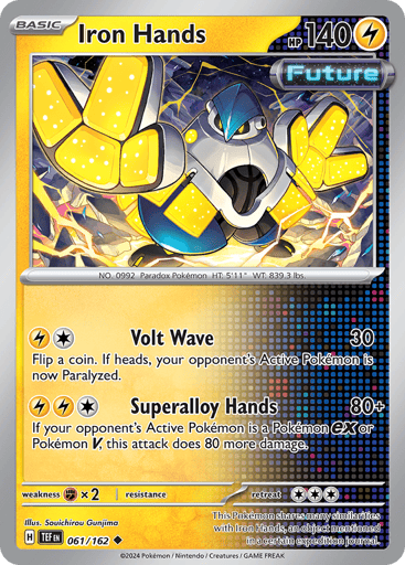 Iron Hands – Uncommon Reverse Holo – 061/162 – Temporal Forces