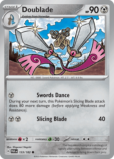Doublade – Common – 133/182 – Paradox Rift