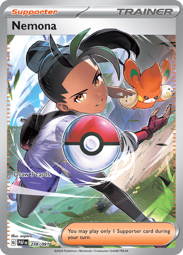 Nemona – Special Illustration Rare – 238/091 – Paldean Fates