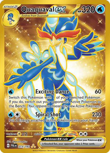 Quaquaval ex – Hyper Rare – 273/193 – Paldea Evolved