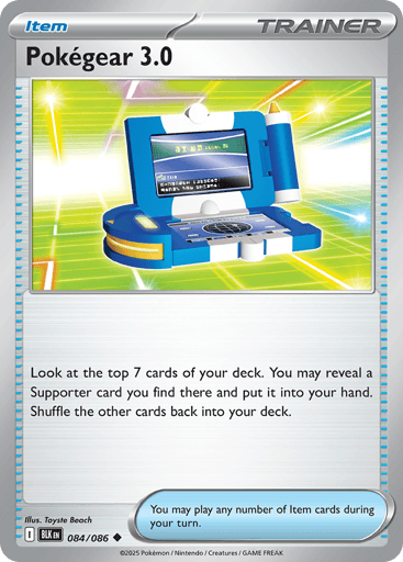 Pokégear 3.0 – Uncommon – 084/086 – Black Bolt