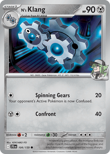 N’s Klang – Common Reverse Holo – 104/159 – Journey Together