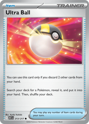 Ultra Ball – Common – 213/217 – Ascended Heroes
