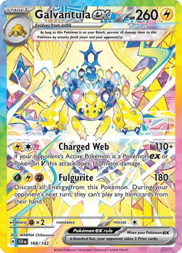 Galvantula ex – Special Illustration Rare – 168/142 – Stellar Crown