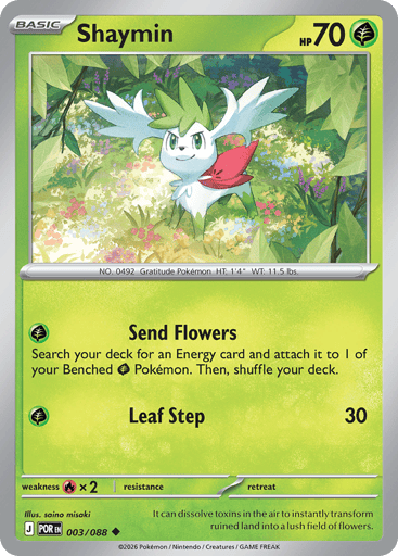 Shaymin – Uncommon – 003/088 – Perfect Order