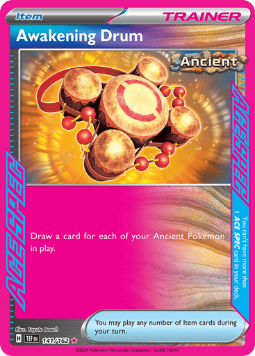 Awakening Drum – ACE SPEC Rare – 141/162 – Temporal Forces