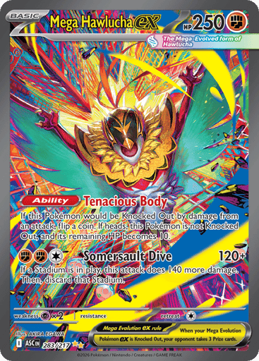 Mega Hawlucha ex – Special Illustration Rare – 283/217 – Ascended Heroes