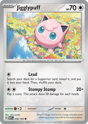 Jigglypuff – Common – 039/165 – S&V 151
