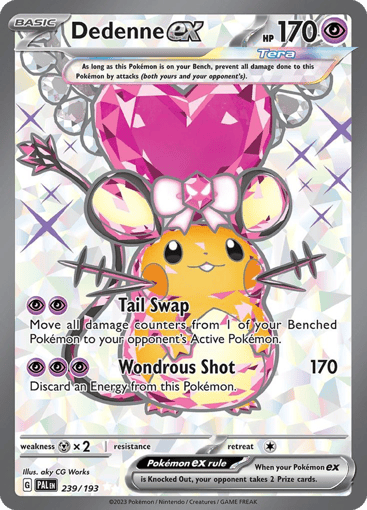 Dedenne ex – Ultra Rare – 239/193 – Paldea Evolved