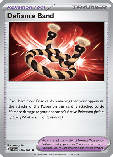 Defiance Band – Uncommon Reverse Holo – 169/198 – Scarlet & Violet