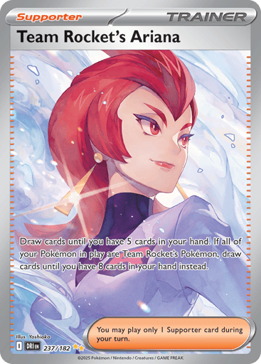 Team Rocket’s Ariana – Special Illustration Rare – 237/182 – Destined Rivals