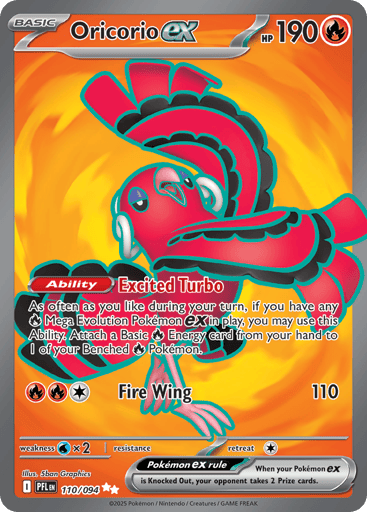 Oricorio ex – Ultra Rare – 110/094 – Phantasmal Flames