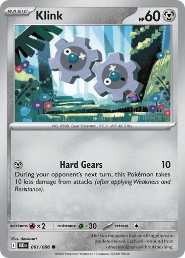 Klink – Common Master Ball Reverse Holo – 061/086 – Black Bolt
