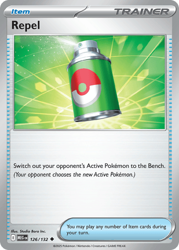 Repel – Uncommon Reverse Holo – 126/132 – Mega Evolution