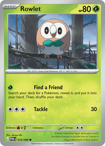Rowlet – Common – 010/088 – Perfect Order