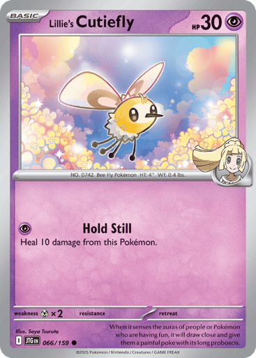 Lillie’s Cutiefly – Common Reverse Holo – 066/159 – Journey Together
