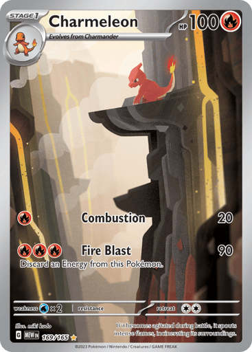 Charmeleon – Illustration Rare – 169/165 – S&V 151