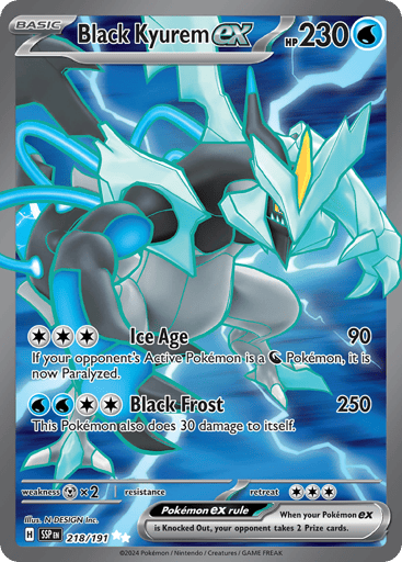 Black Kyurem ex – Ultra Rare – 218/191 – Surging Sparks