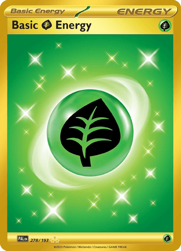 Basic Grass Energy – Hyper Rare – 278/193 – Paldea Evolved