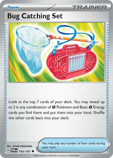 Bug Catching Set – Uncommon Reverse Holo – 143/167 – Twilight Masquerade