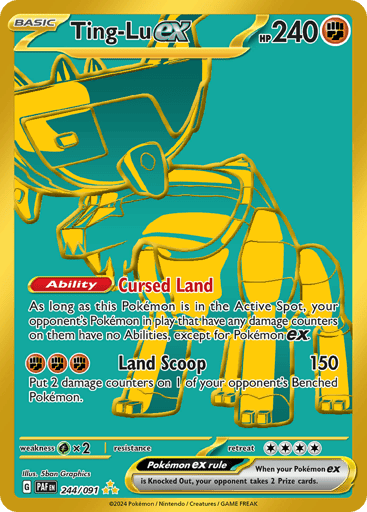 Ting-Lu ex – Hyper Rare – 244/091 – Paldean Fates