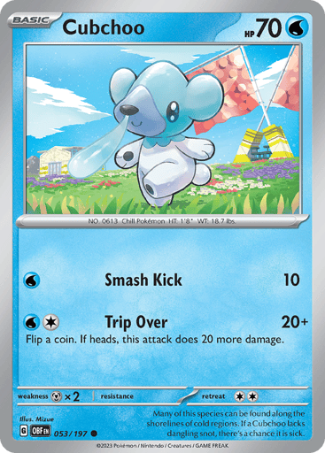 Cubchoo – Common – 053/197 – Obsidian Flames