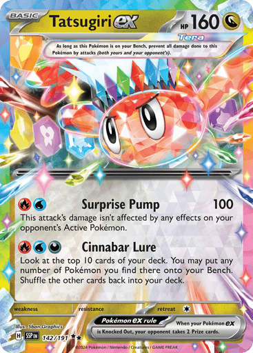 Tatsugiri ex – Double Rare – 142/191 – Surging Sparks