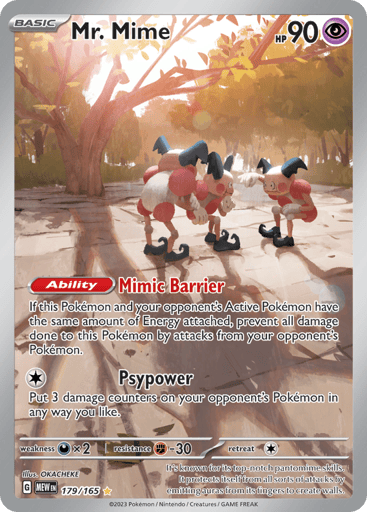 Mr. Mime – Illustration Rare – 179/165 – S&V 151
