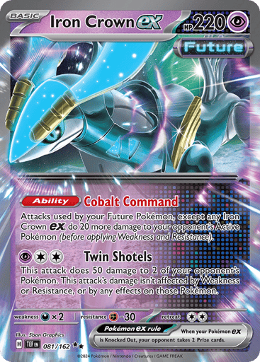 Iron Crown ex – Double Rare – 081/162 – Temporal Forces