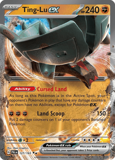 Ting-Lu ex – Double Rare – 127/193 – Paldea Evolved
