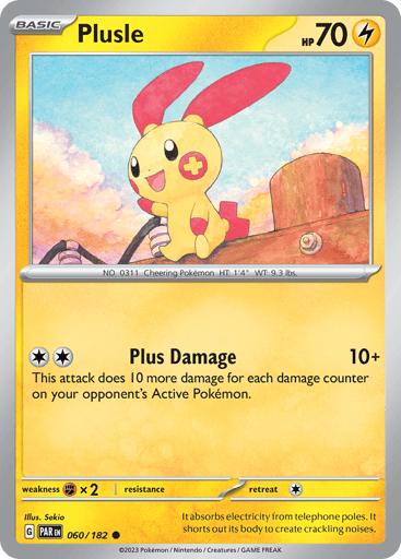 Plusle – Common – 060/182 – Paradox Rift
