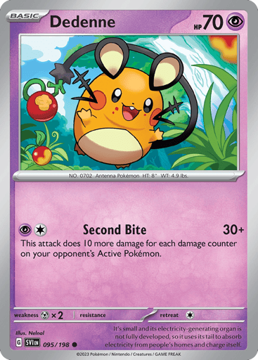 Dedenne – Common – 095/198 – Scarlet & Violet